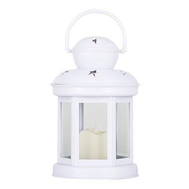 Lampáš biely LED 19 cm