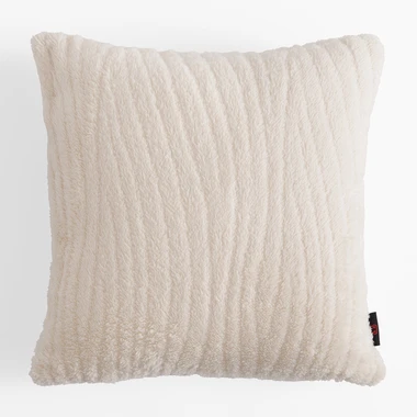 Dekoračná obliečka na vankúš bielej farby ALPEN 45x45 cm