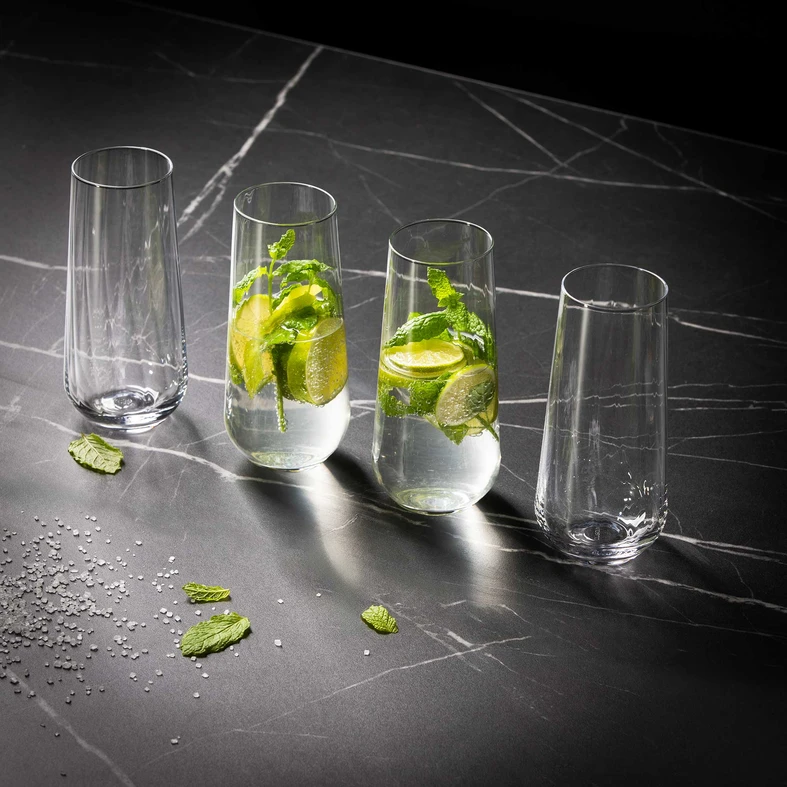 Súprava 4 pohárov na nápoje SHAKE N°5 GIN & TONIC 380 ml