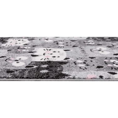 Sivý koberec, mačky HAPPY 120x170 cm