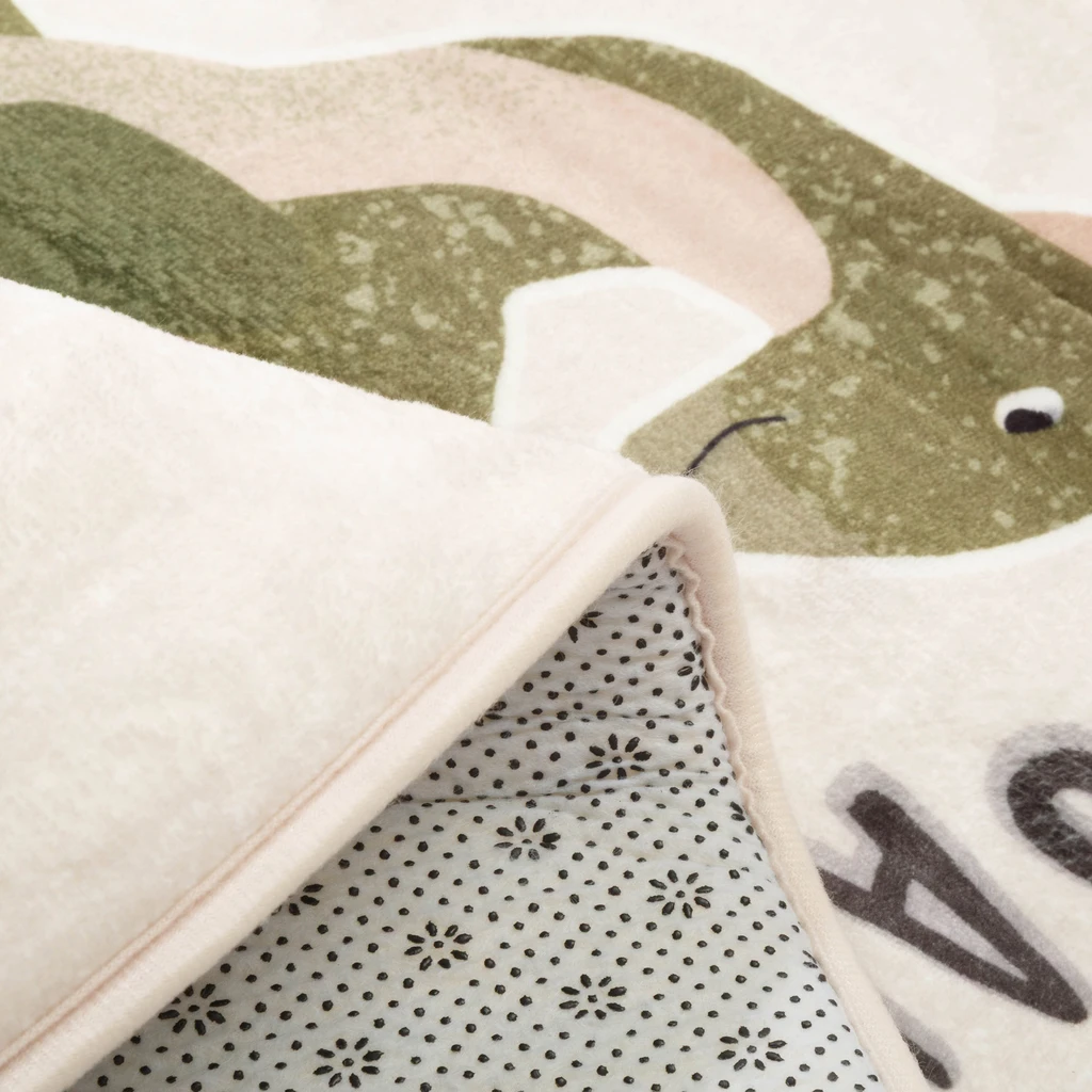 Prostokątny dywan w dinozaury