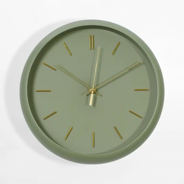 Nástenné hodiny zelené 30,5 cm