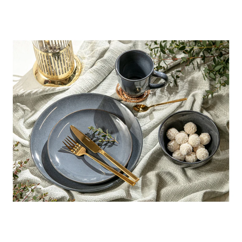 Miska hlboký tanier tmavomodrý LUNA 610 ml