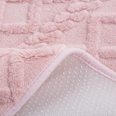 Kúpeľňová predložka NORDIC, ružová, 50x80 cm