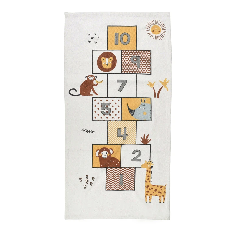 Koberec SAFARI do detskej izby s hrou Škôlka 70x140 cm