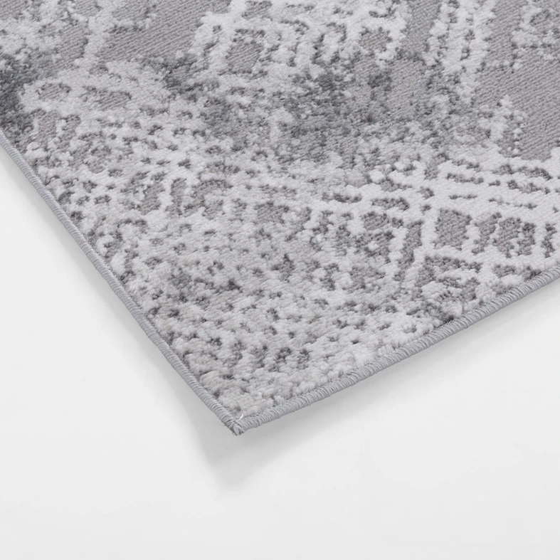 Retro koberec v striebornej farbe MIRACLE 80x150 cm