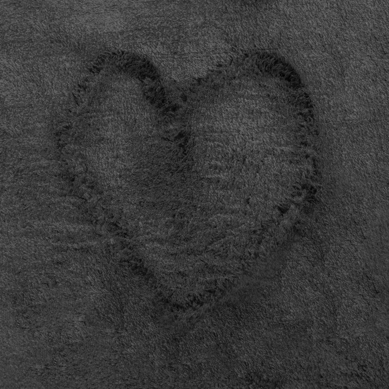 Antracitový koberec PULY 80x150 cm