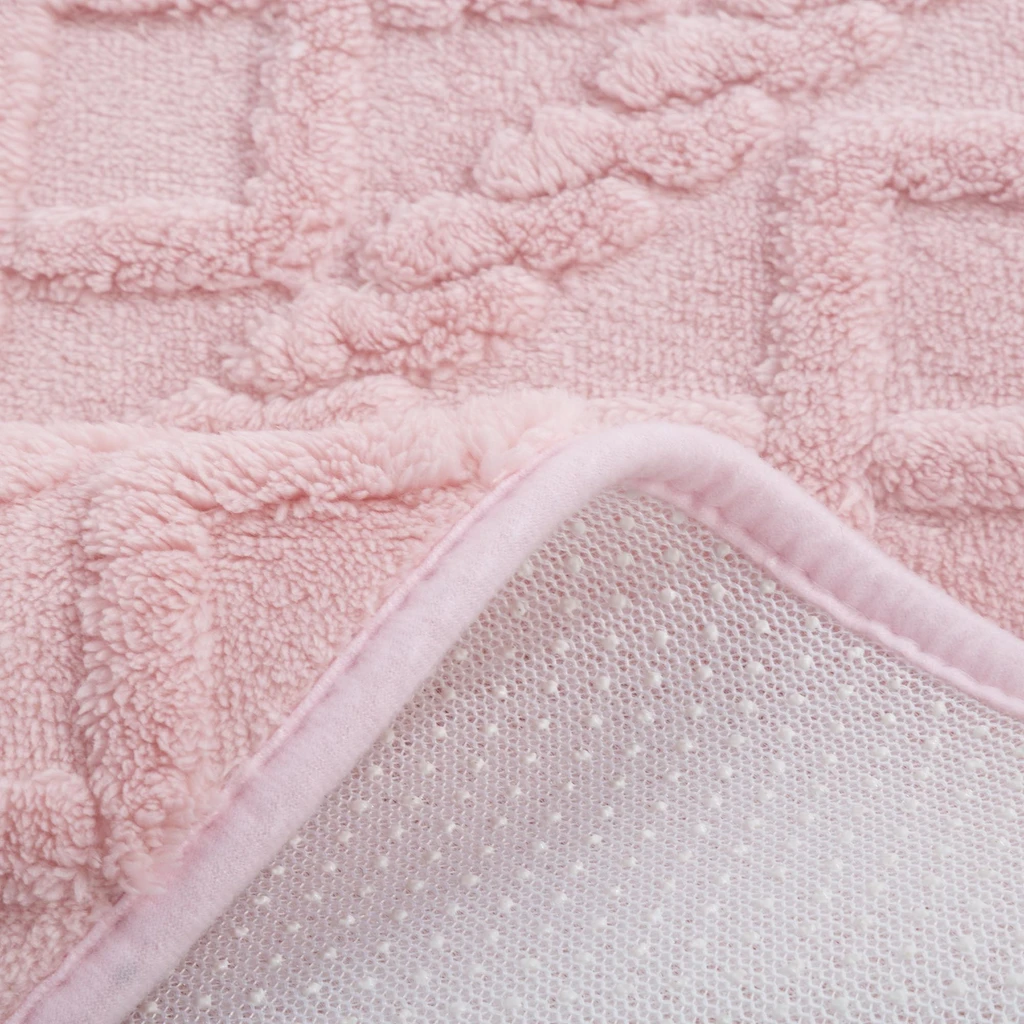Kúpeľňová predložka NORDIC, ružová, 50x80 cm