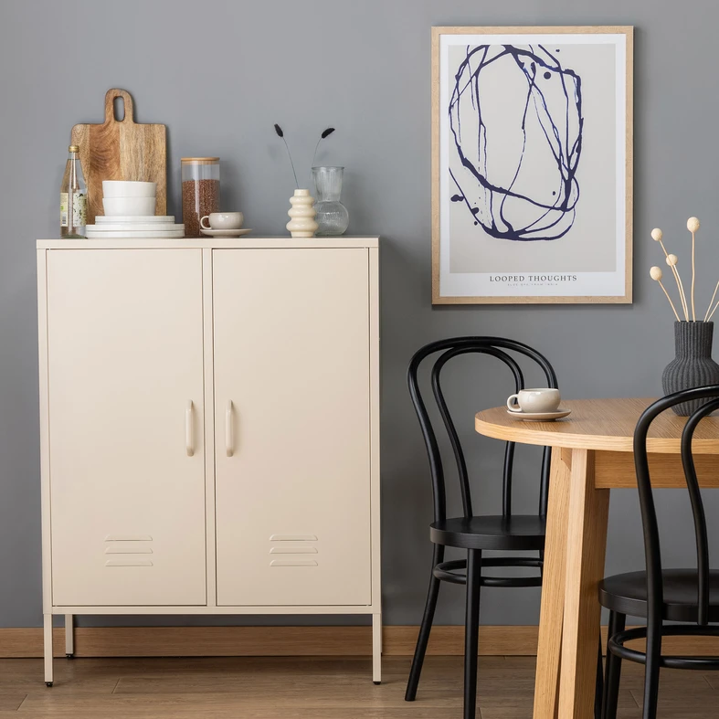 Moderná maľba LINE COBALT 50x70 cm