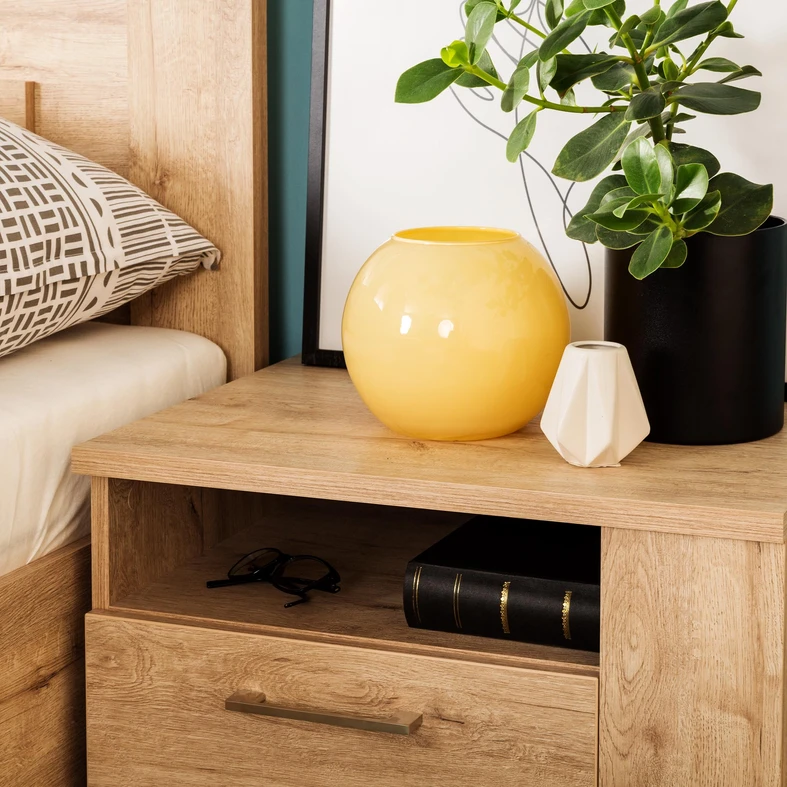 Žltá váza GUĽA 17 cm