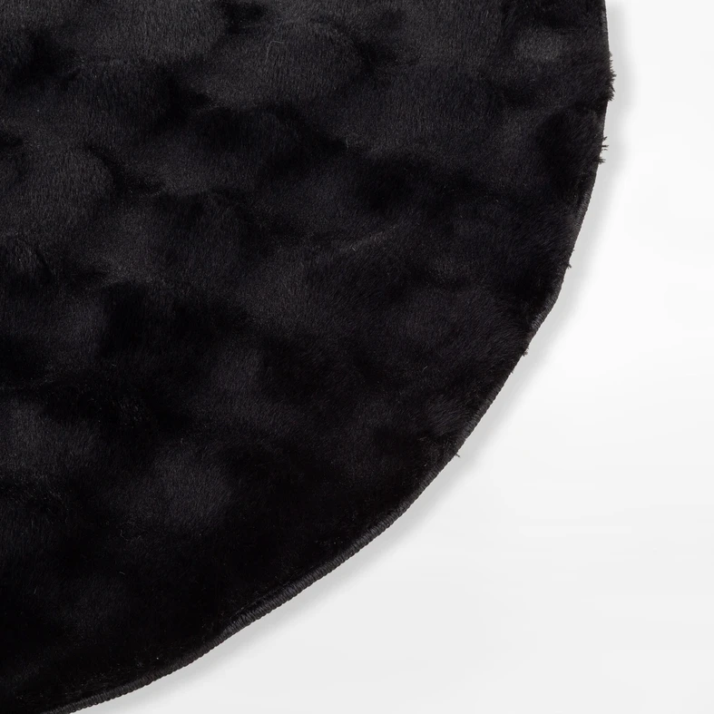 Moderný koberec MODESTO, čierny, 120 cm