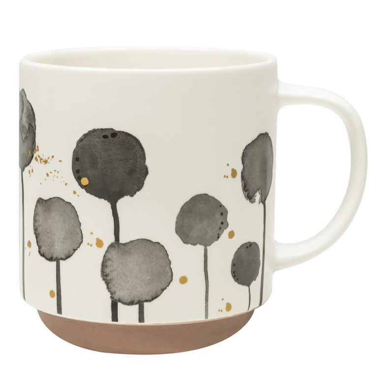 Porcelánový hrnček abstraktný motív 400 ml