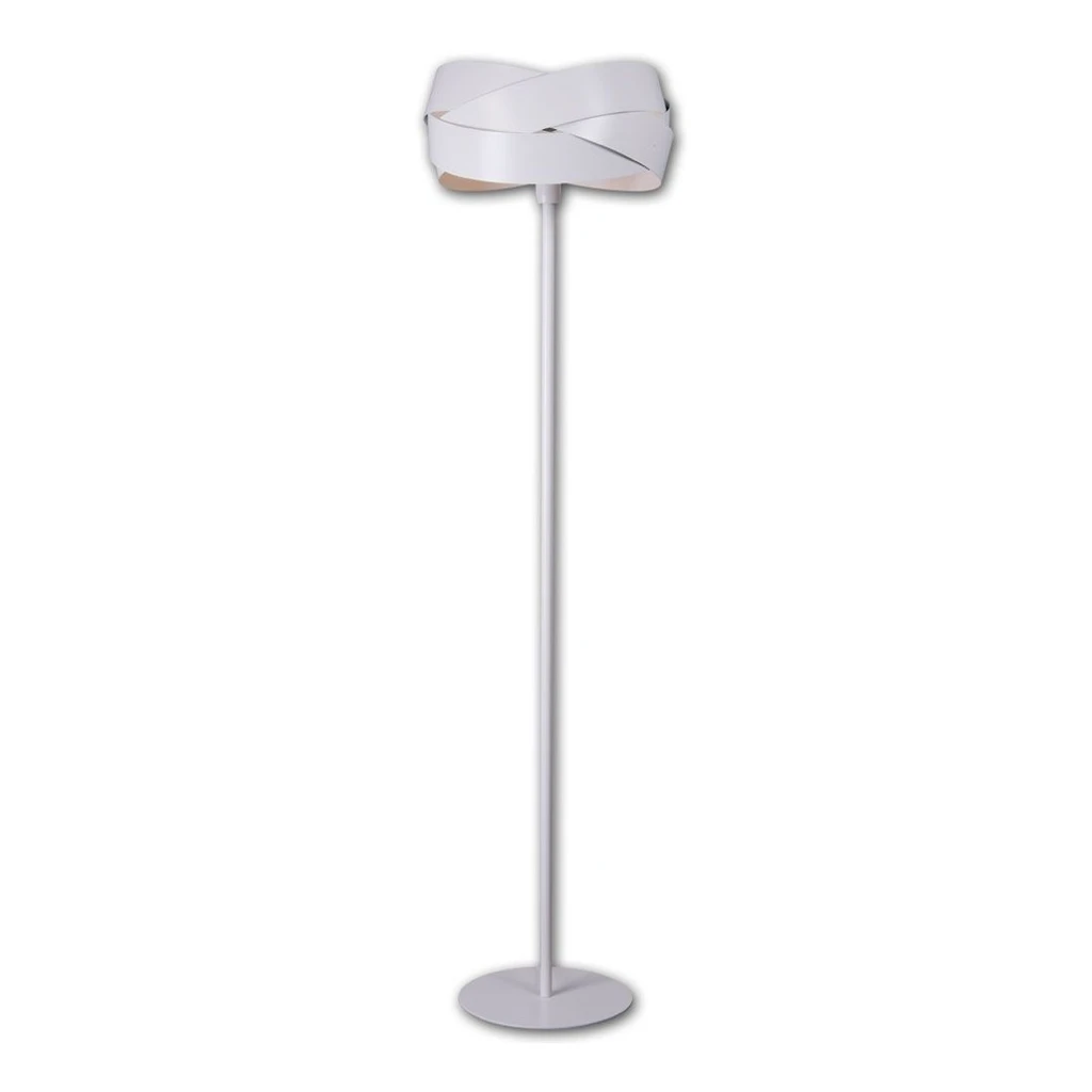 Moderná stojacia lampa TORNADO biela