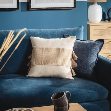 Dekoračná pruhovaná obliečka na vankúš LESA 45x45 cm