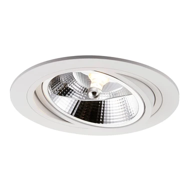 Zapustené halogénové svietidlo očko CHUCK 16 cm biele