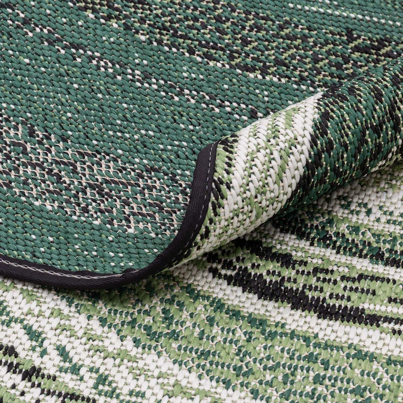 Okrúhly vonkajší koberec zelený MUNRO 120 CM