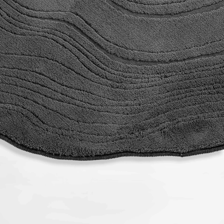 Čierny koberec ACTION, 120 cm