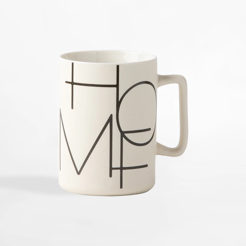 Béžový hrnček HOME 400 ml