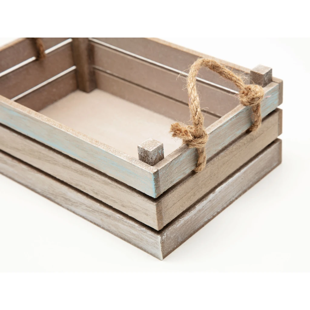 Dekoratívna drevená skrinka 15x23 cm