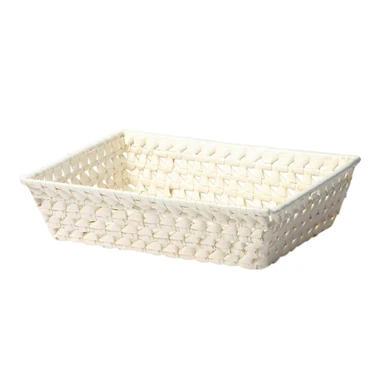 Tkaný obdĺžnikový košík PALMA 24x17 cm
