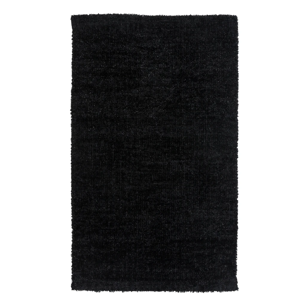 Čierny koberec LUND 50x80 cm