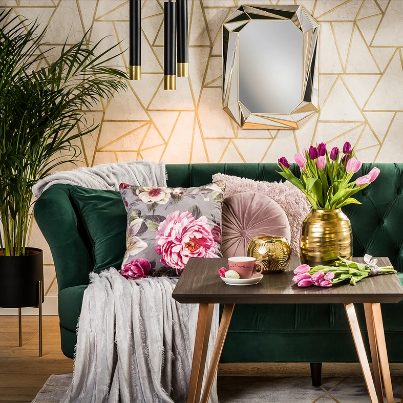 Deka so strapcami ASHA svetlosivá 130x160 cm