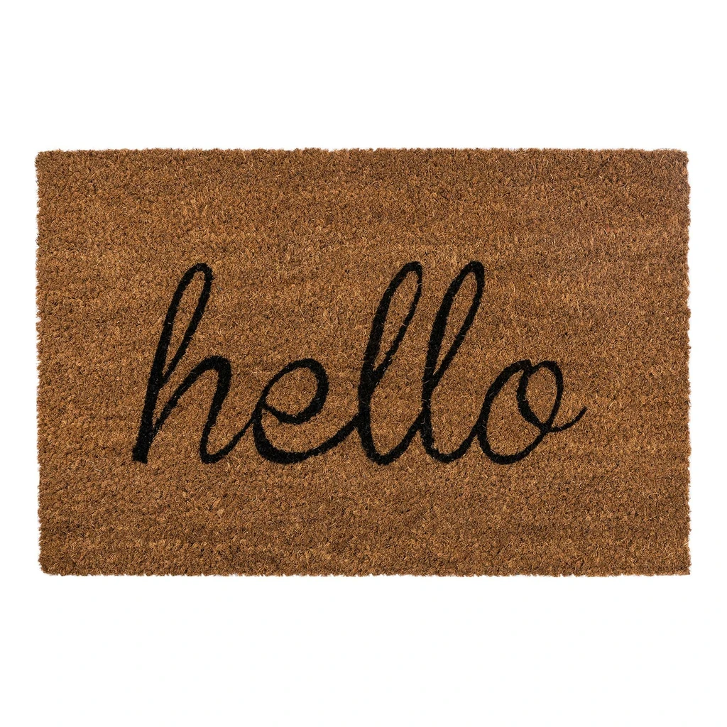 Kokosová rohožka s nápisom HELLO 40x60 cm