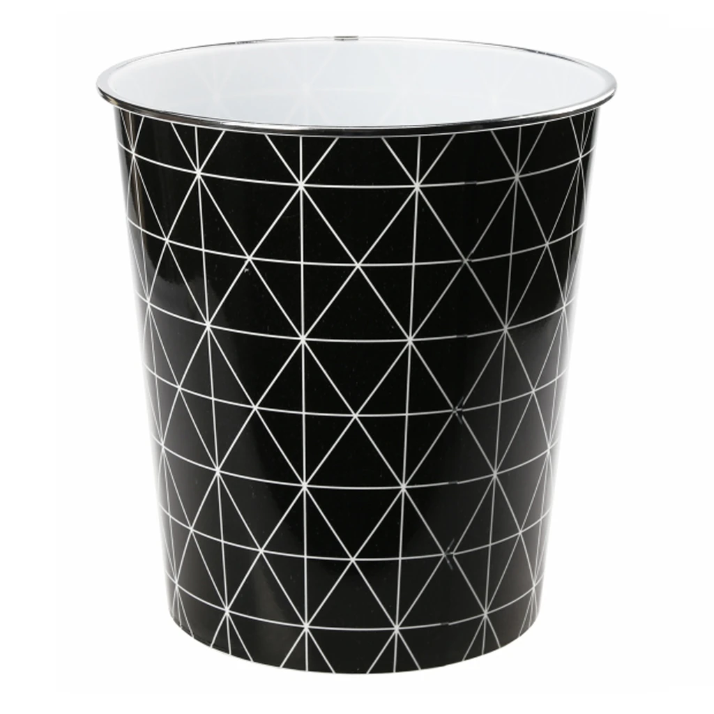 Odpadkový kôš čierny GRAFFITI 7,5 l