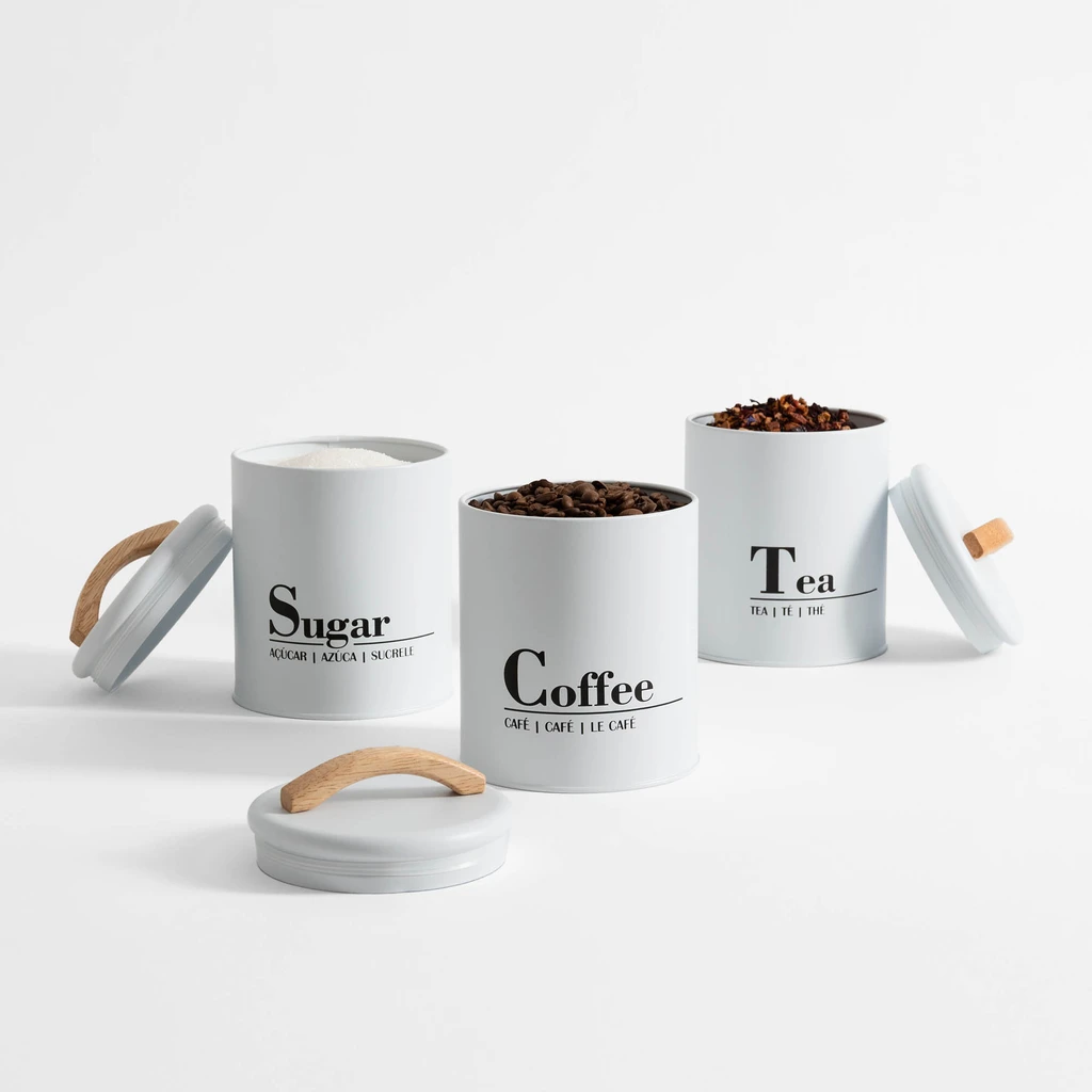 Kuchynská nádoba v bielej farbe SUGAR 16 cm