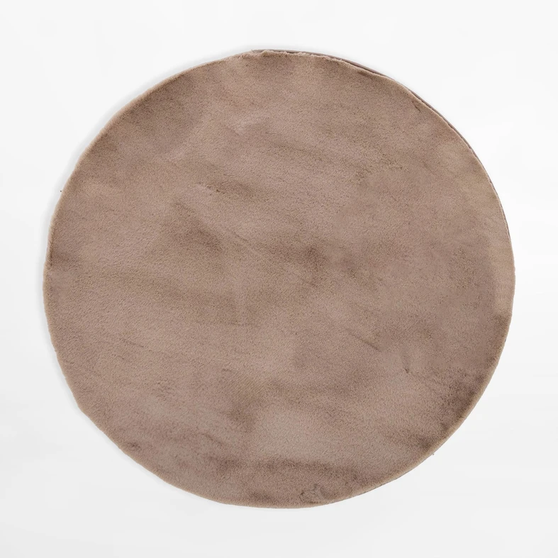 Okrúhly koberec RABBIT, taupe, 120 cm