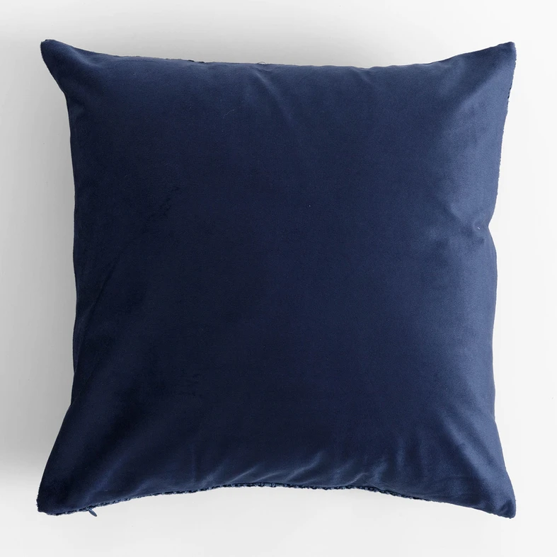 Ciemnoniebieska poszewka na poduszkę