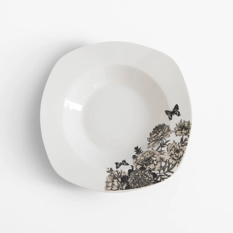 Talerz głęboki, rzut z góry.