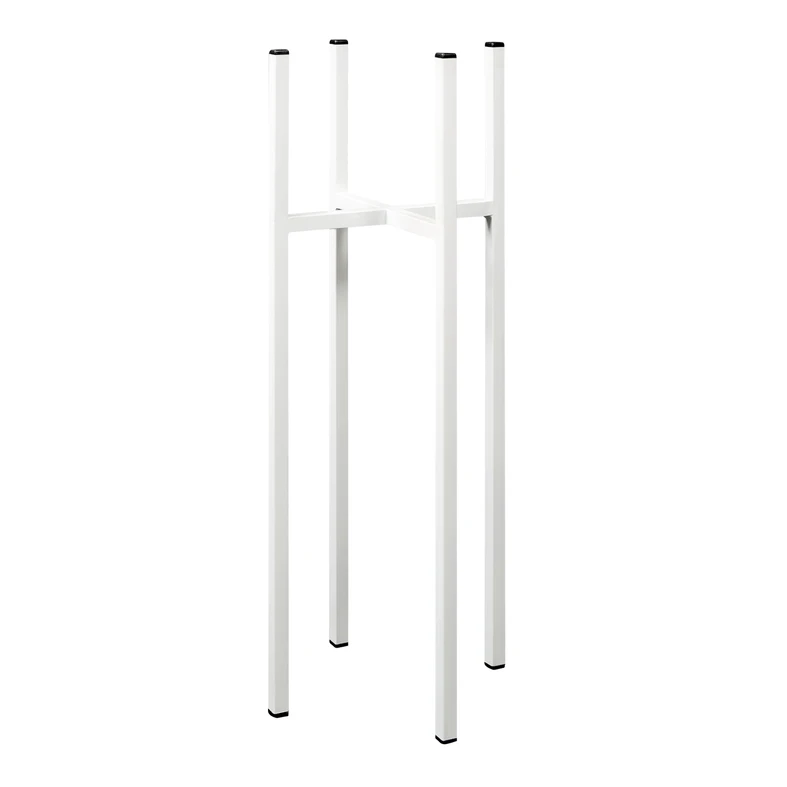 Kovový stojan na kvetináč ANGERS biely