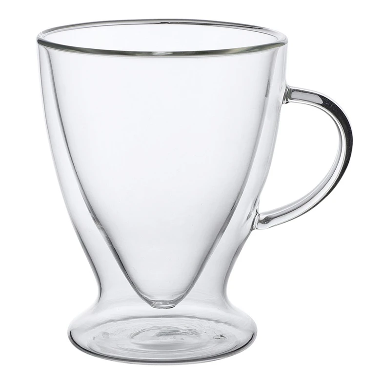 Dvojstenný hrnček na stopke ANDREA 300 ml, sada 2 ks