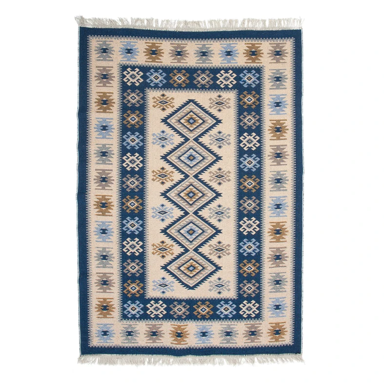 Koberec modrý ALBORG 120x180 cm