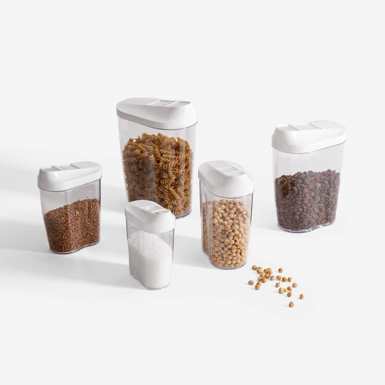 Súprava 5 nádob na sypké výrobky