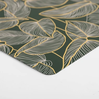 Prestieranie na stôl v zelenej farbe LISTY 43,5x28,5 cm