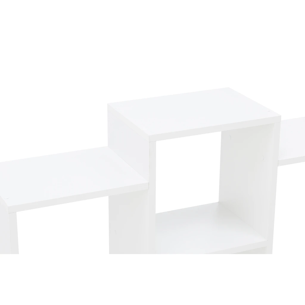 Závesná knižnica biela TRIO