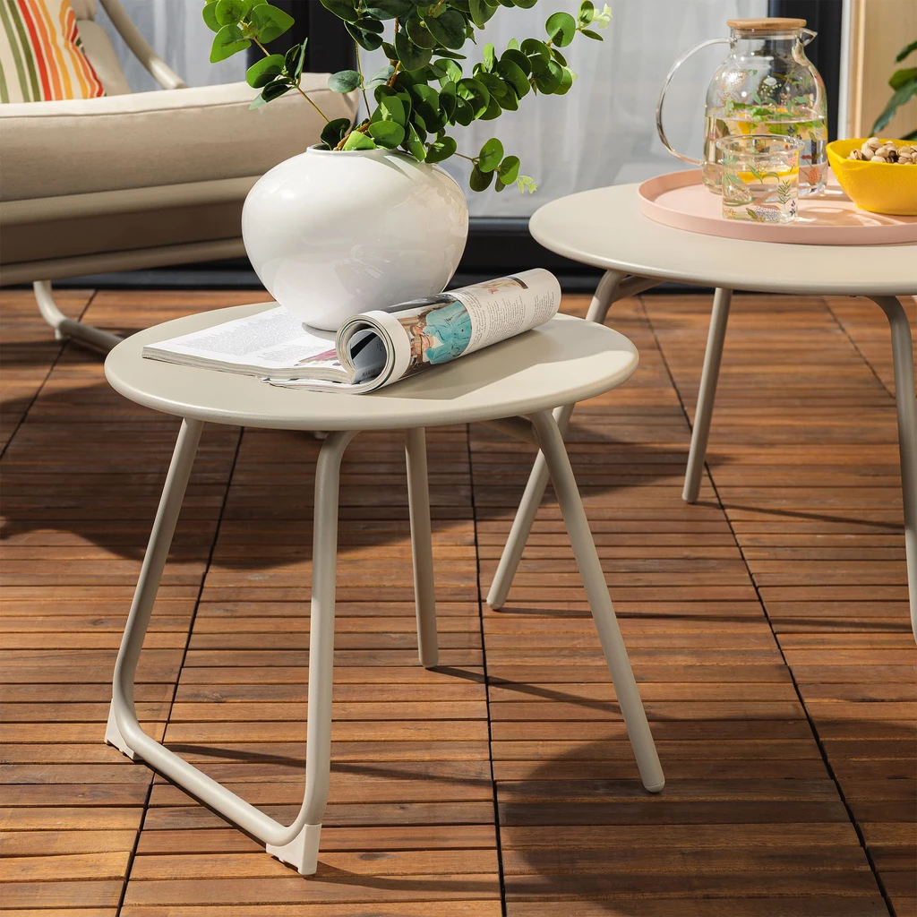 Okrúhla váza biela 14 cm