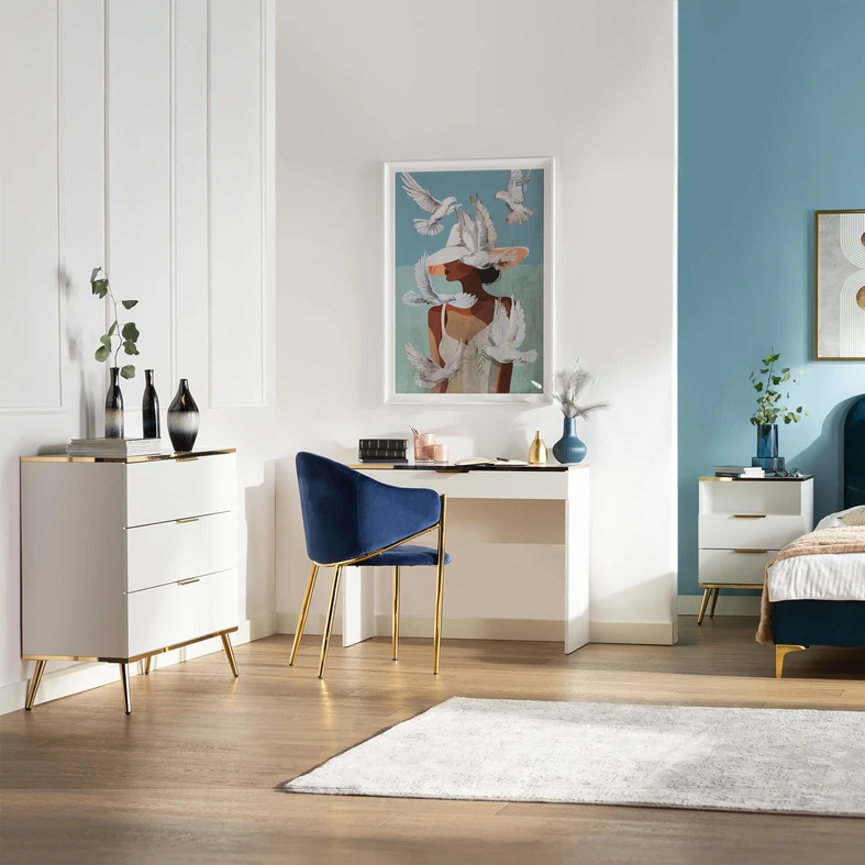 Nočný stolík VITERBO glamour