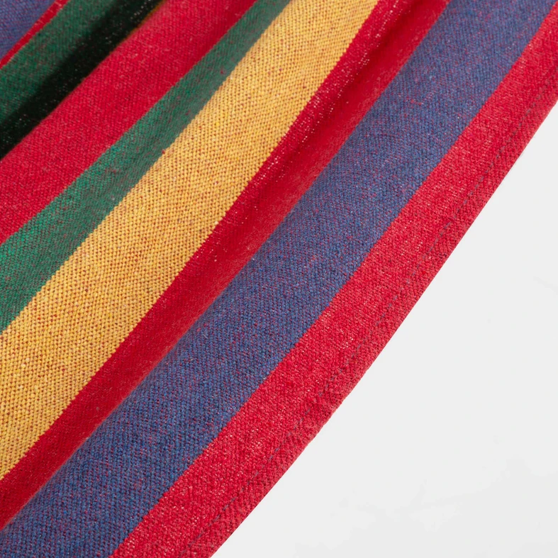 Hojdacia sieť vzor pruhy, s priečkou, 190x80 cm