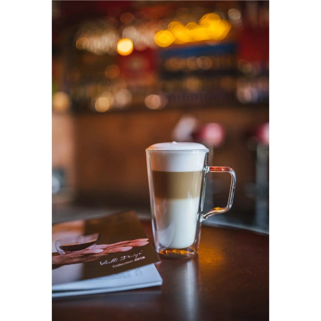 Termálne sklo na latte DIVA 350 ml, sada2 ks