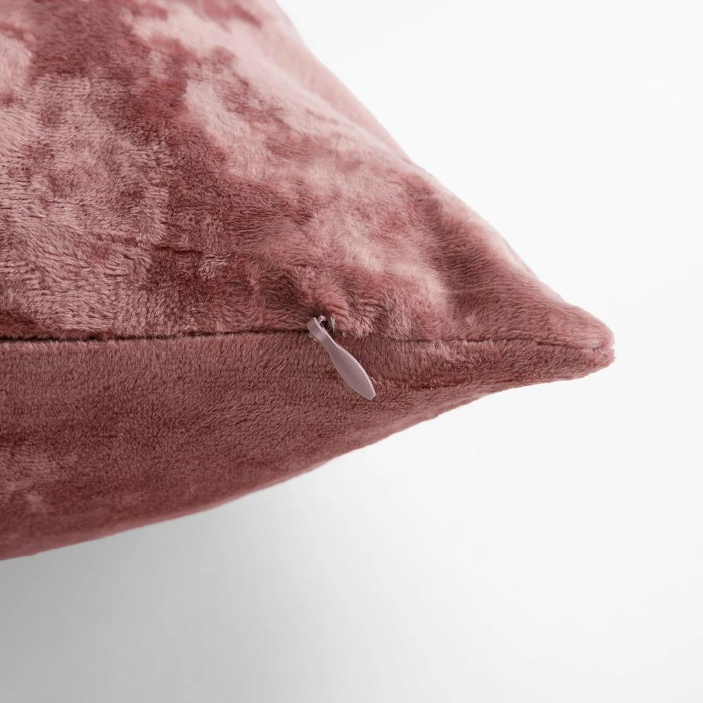Obliečka na vankúš velúrová ružová MONACO 45 x 45 cm