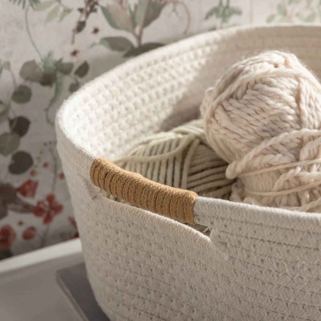 Úložný kôš biely 32x28x15 cm