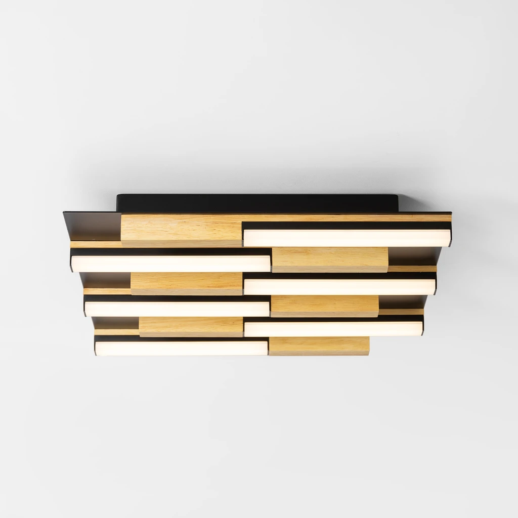 Lampa sufitowa ELIOT to oświetlenie do wnętrz przestronnych nowoczesnych z lekką, futurystyczną nutą.