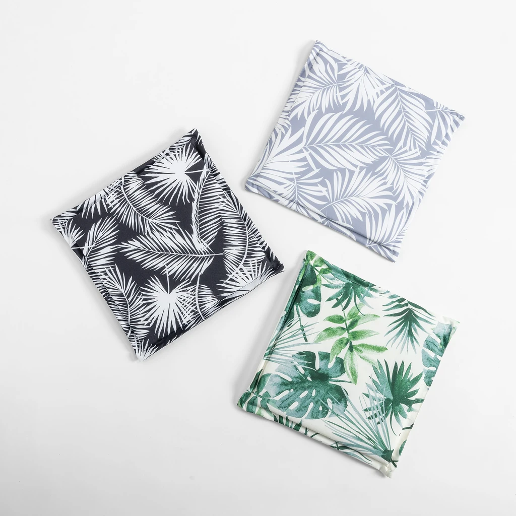 Vankúš na stoličku čierny SAMBA, 40x40 cm