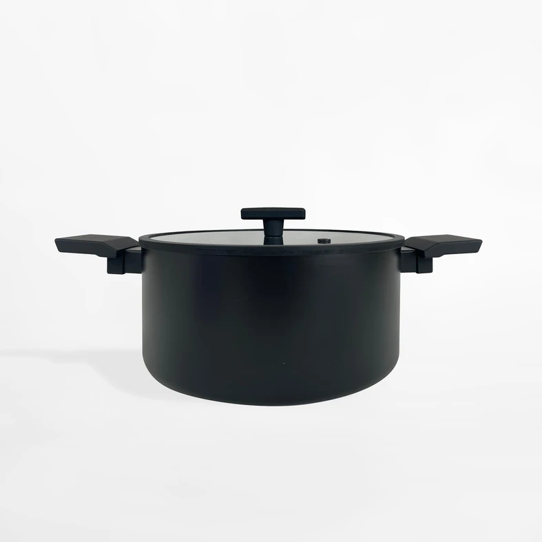 Aluminiowy garnek na gaz i indukcję