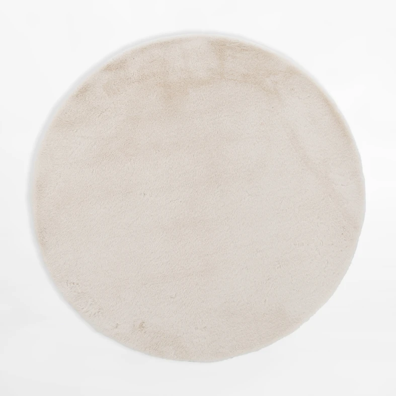 Okrúhly koberec RABBIT, krémový, 120 cm
