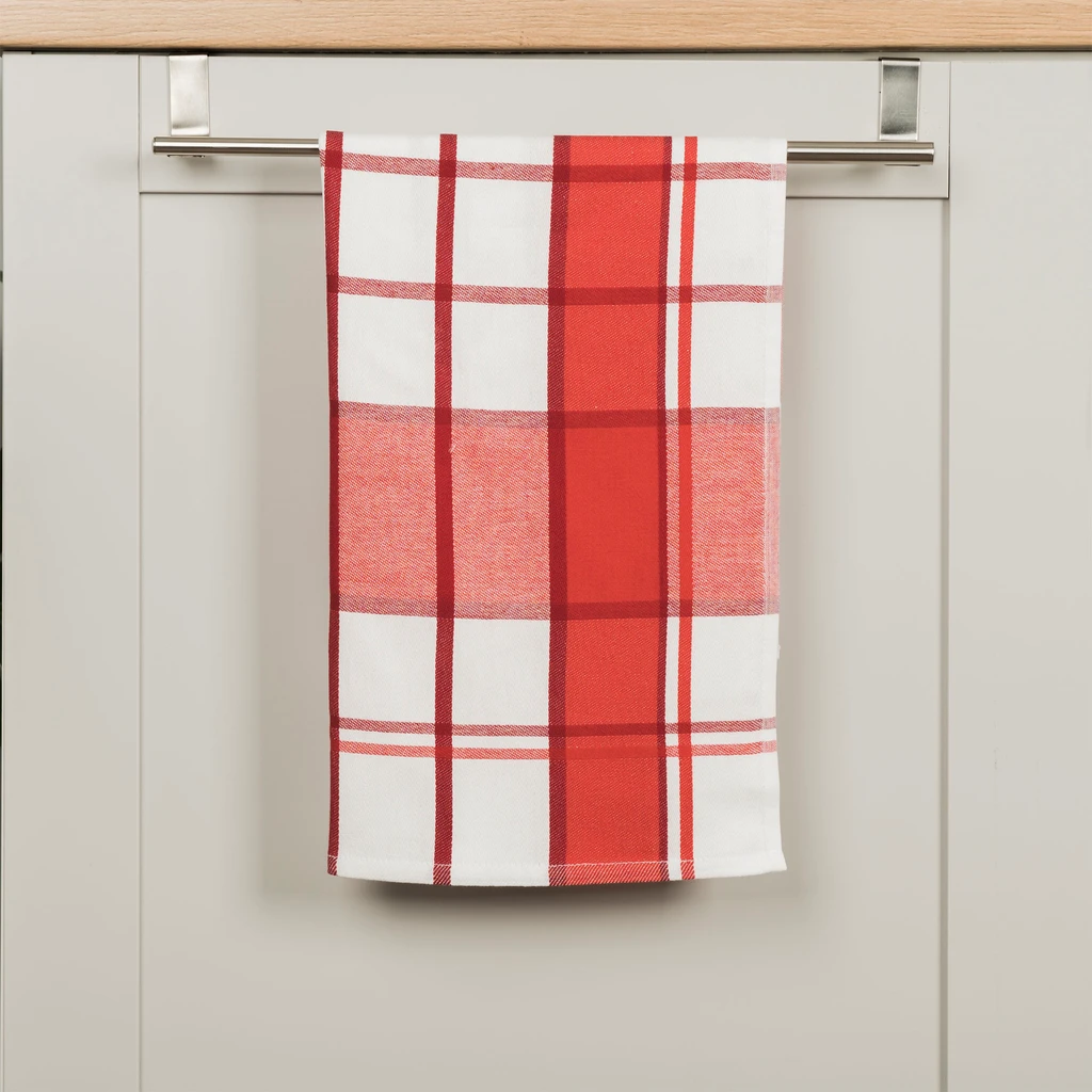 Kuchynská utierka KRATI, červená 50x70 cm