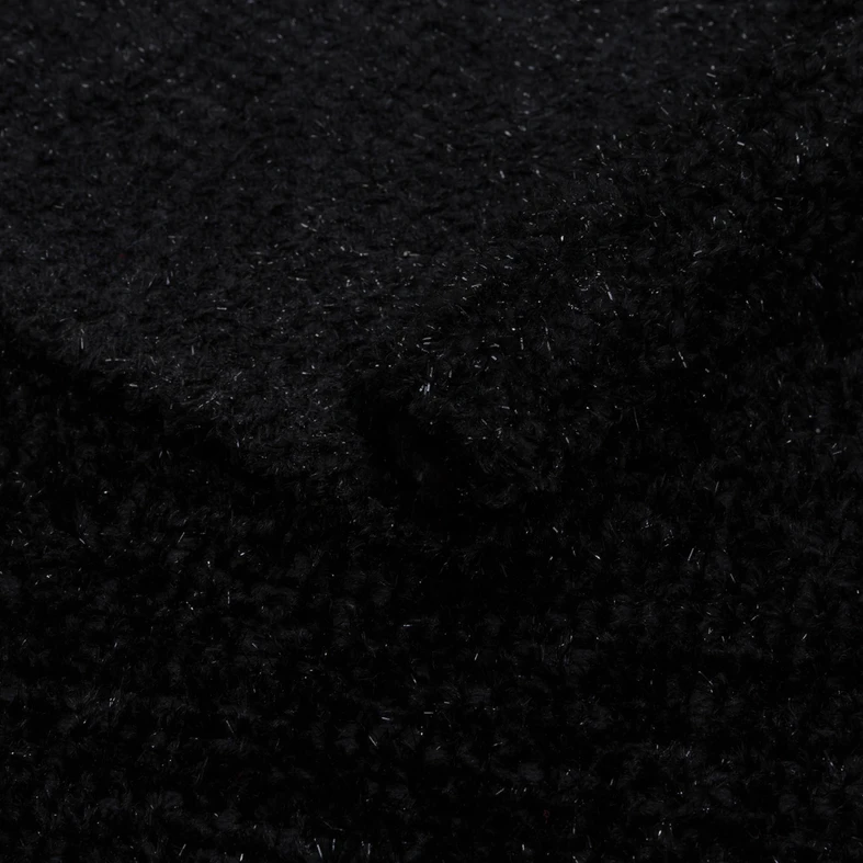 Čierny koberec LUND 50x80 cm